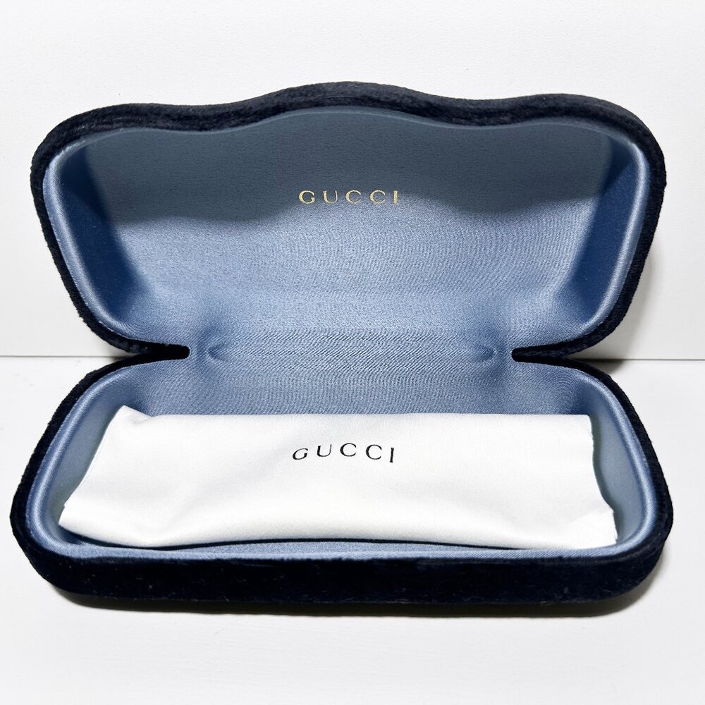 Gucci Velvet Glasses Case with Dust Cloth